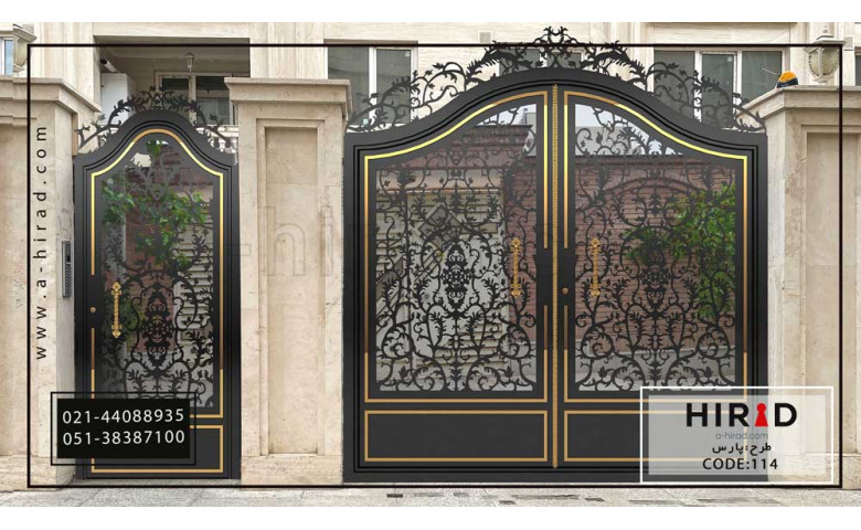 درب حیاط ویلایی طرح پارس 10114